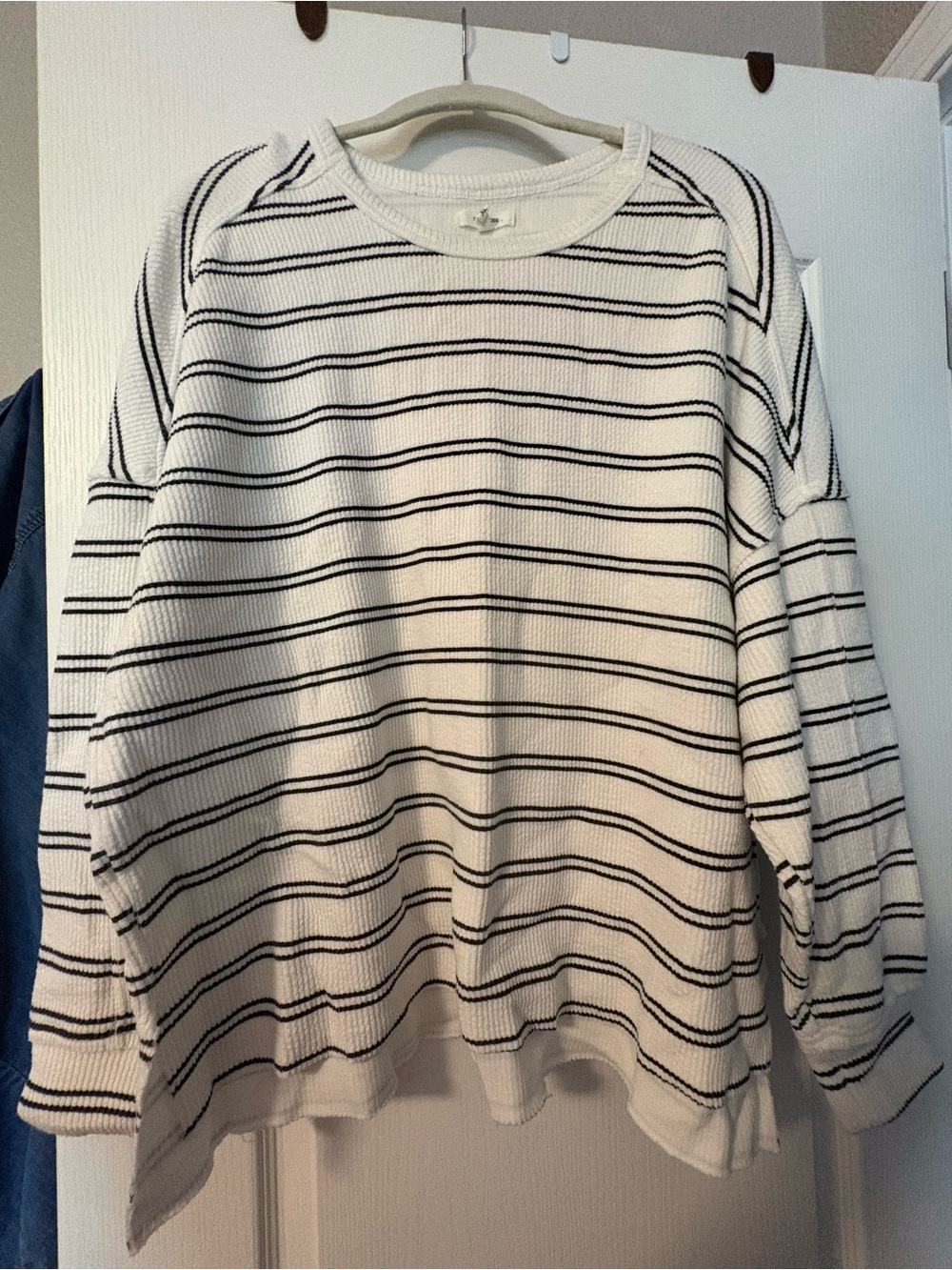 Maurices White Ribbed Tank Top